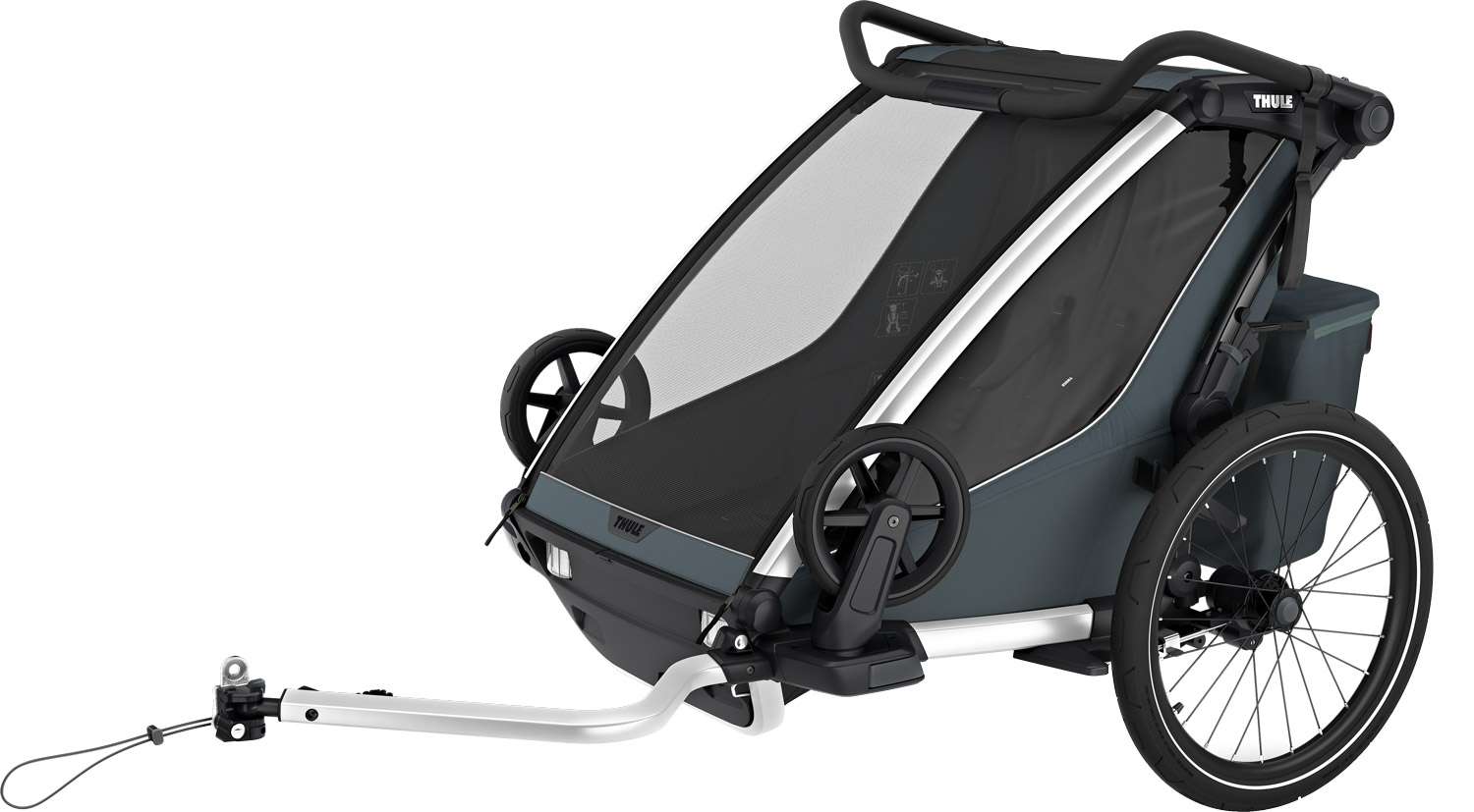 Thule-Chariot-Cross-2-Double-dark-slate.01.jpg Thule Chariot Cross 2 Double dark slate – Bild 1